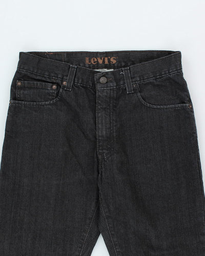 Vintage Levi's Slouch Skinny Grey Dark Wash Jeans - W32 L31