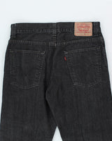 Vintage Levi's Slouch Skinny Grey Dark Wash Jeans - W32 L31