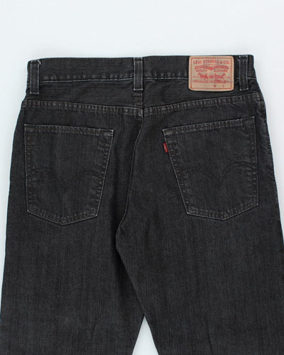 Vintage Levi's Slouch Skinny Grey Dark Wash Jeans - W32 L31