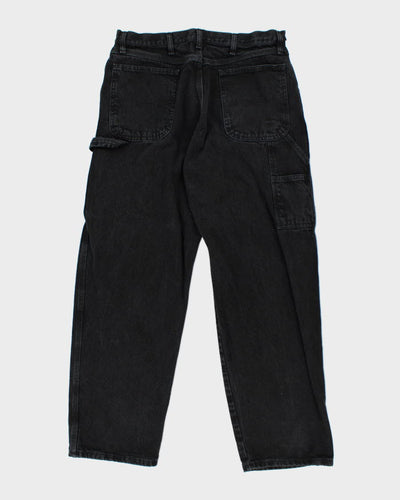 Vintage Wrangler Baggy Dark Grey Wash Jeans - W34 L31