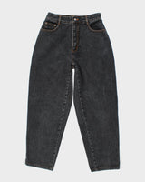 Vintage Kaimara Tapered Grey Stone Wash Jeans - W30 L26