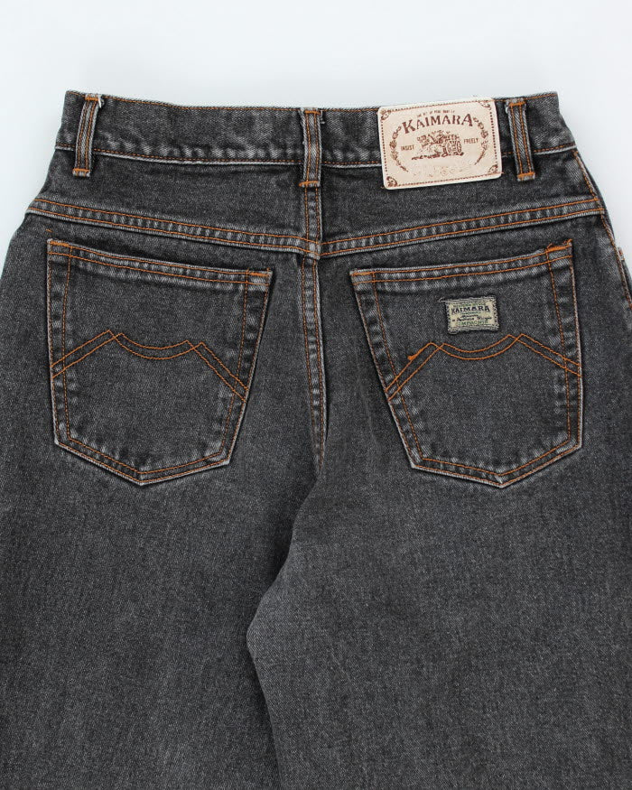 Vintage Kaimara Tapered Grey Stone Wash Jeans - W30 L26