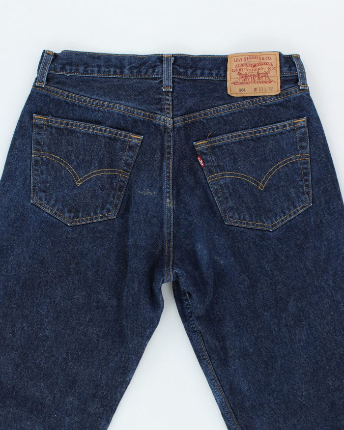 Vintage 90's Levi's 501 Dark Wash Jeans - W30 L30