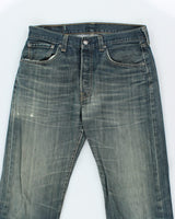 Vintage 90's Levi's 501 Dark Wash Jeans - W32 L32
