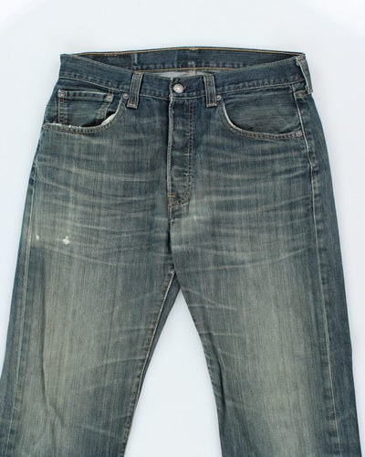 Vintage 90's Levi's 501 Dark Wash Jeans - W32 L32