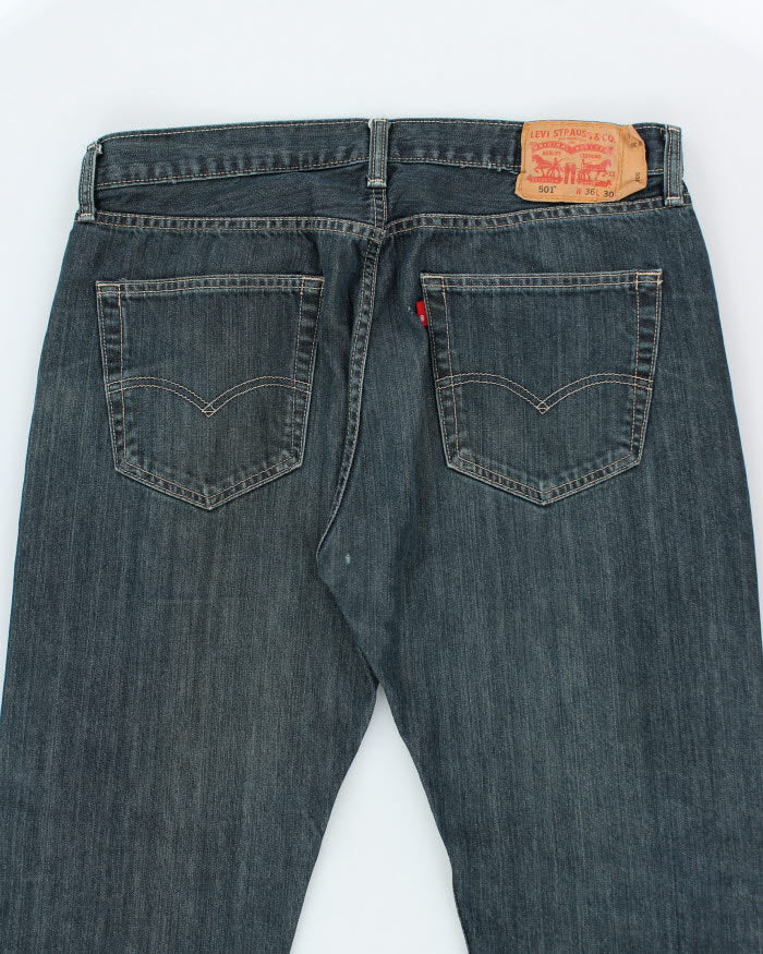 Vintage 90's Levi's 501 Dark Wash Jeans - W34 L27