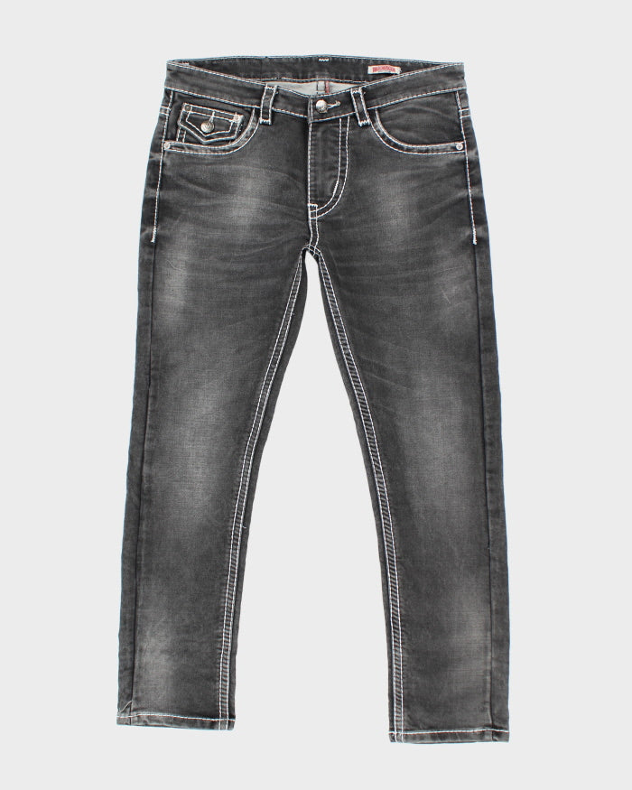 Y2k 00s True Religion Black Jeans - W36 L30