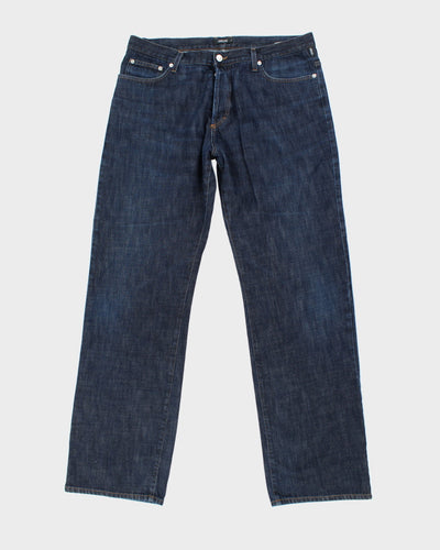 Versace Dark Wash Wide Leg Jeans - W38 L35
