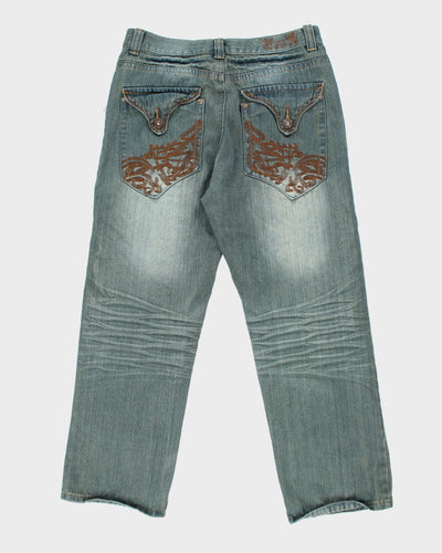 Y2k 00s Fusai Wide Leg Jeans - W36 L30