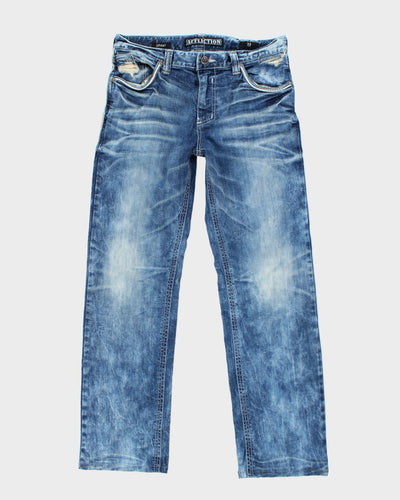 Vintage Y2K Affliction Gothic Style Stone Wash Jeans - W33 L32