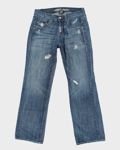 Vintage Y2K Affliction Gothic Style Stone Wash Jeans - W32 L32