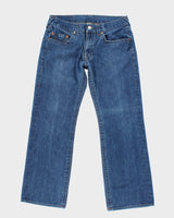 Vintage Y2K True Religion Relax Fit Medium Wash Jeans - W34 L30