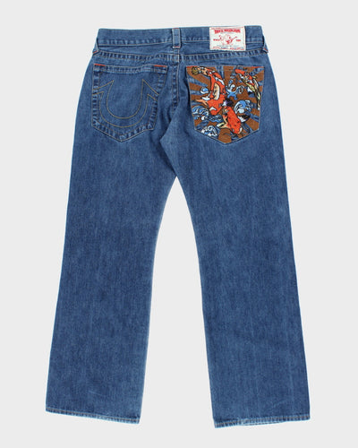 Vintage Y2K True Religion Relax Fit Medium Wash Jeans - W34 L30