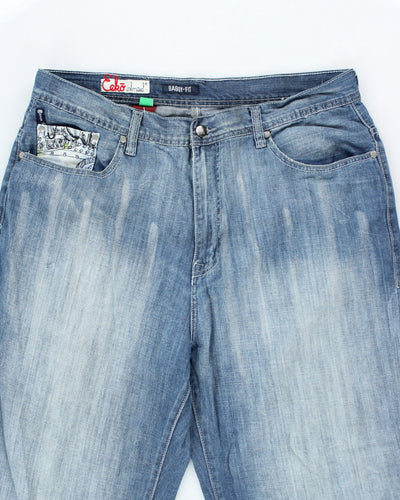 Vintage Y2K Ecko Unlimited Baggy Fit Light Wash Jeans - W38 L28