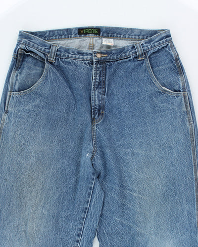 Vintage 90's Xtreme Ultra Baggy Medium Wash Jeans - W36 L31