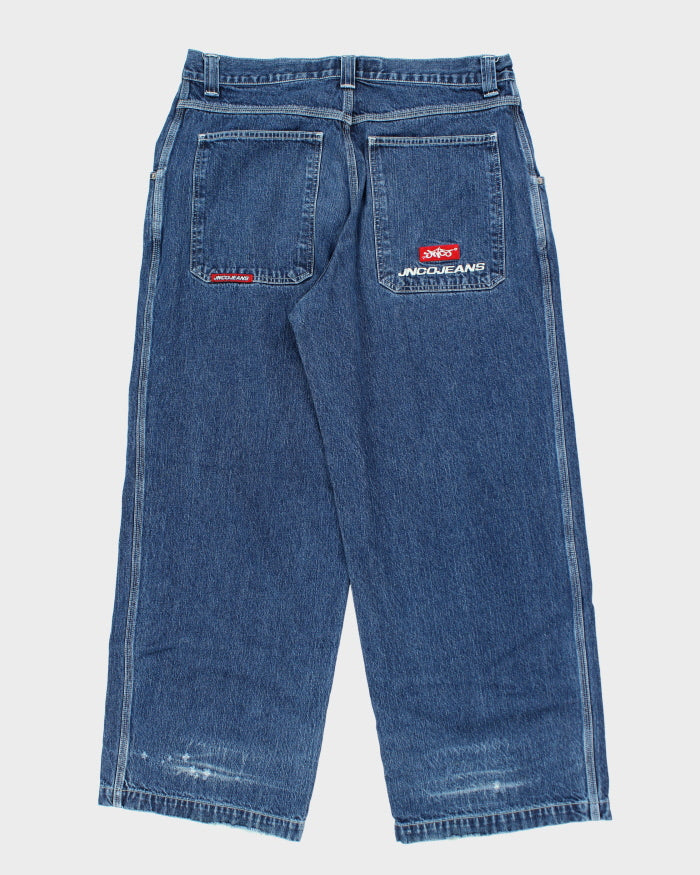 Vintage Y2K JNCO Jeans Ultra Baggy Dark Wash Jeans - W36 L29