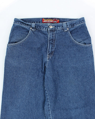 Vintage Y2K JNCO Jeans Ultra Baggy Dark Wash Jeans - W36 L29