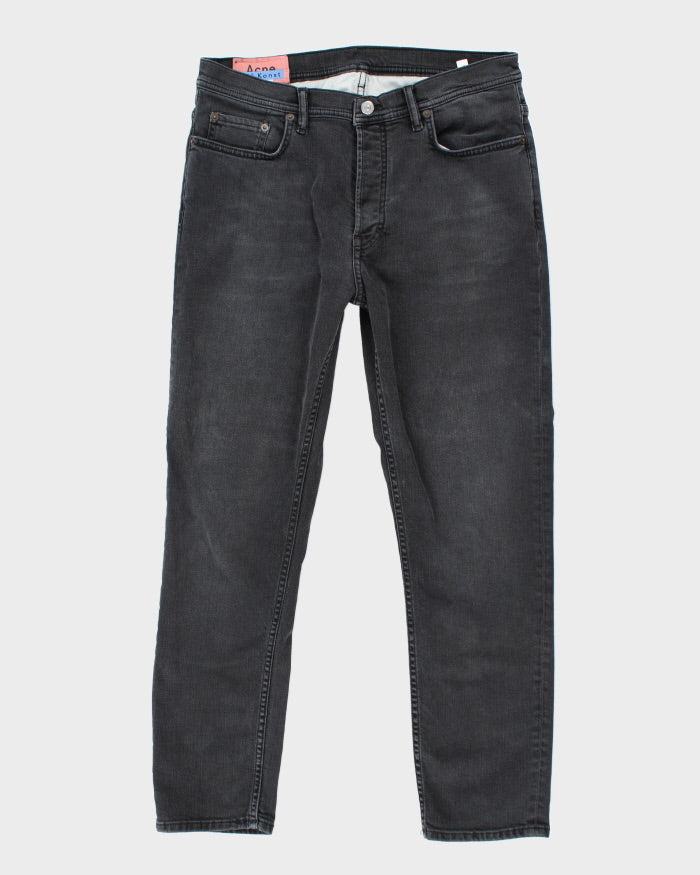 Vintage ACNE Skinny Fit Black Wash Jeans - W32 L26