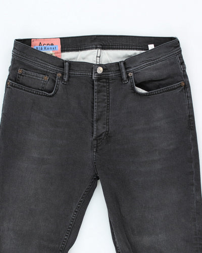 Vintage ACNE Skinny Fit Black Wash Jeans - W32 L26