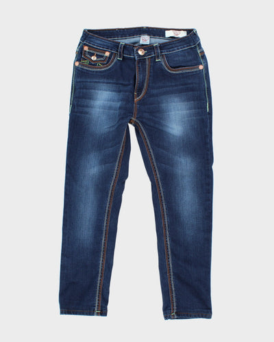 Vintage Y2K True Religion Dark Wash Skinny Fit Jeans - W30 L27