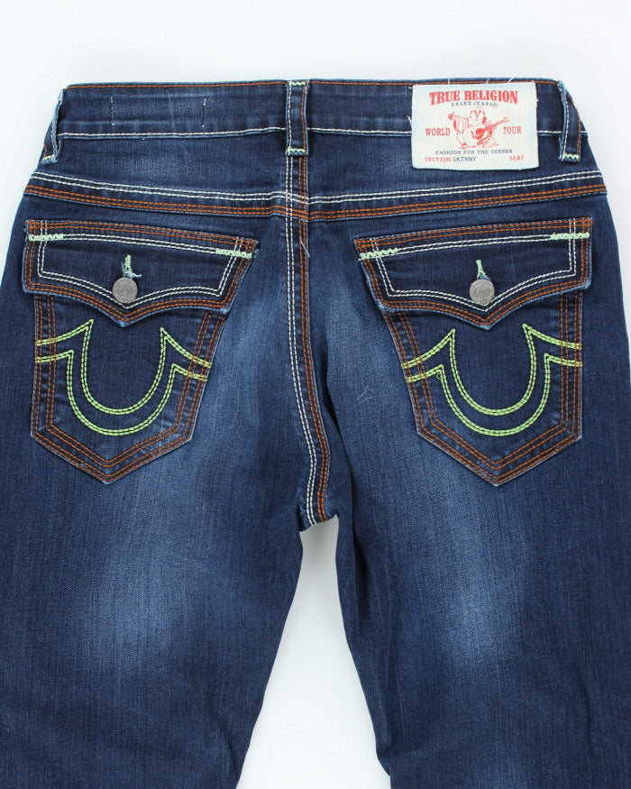Vintage Y2K True Religion Dark Wash Skinny Fit Jeans - W30 L27