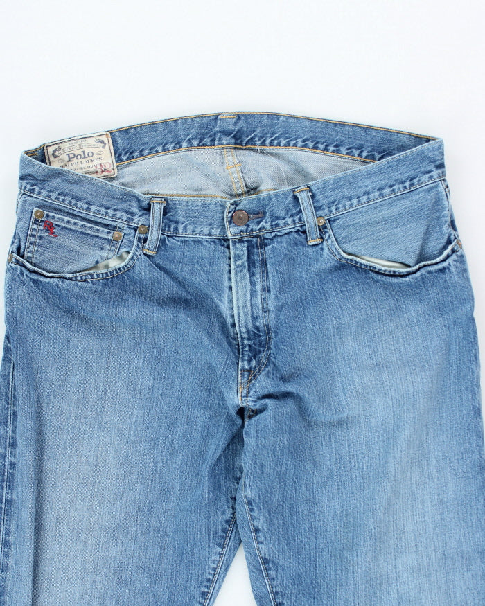Vintage Y2K Polo Ralph Lauren Medium Wash Relaxed Fit Jeans - W36 L31