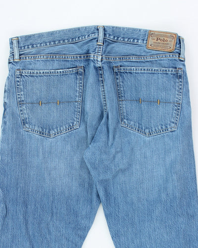 Vintage Y2K Polo Ralph Lauren Medium Wash Relaxed Fit Jeans - W36 L31