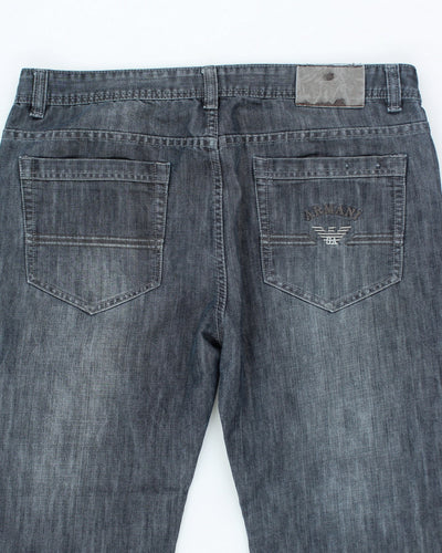 Vintage Y2K Armani Dark Wash Relaxed Fit Jeans - W36 L29