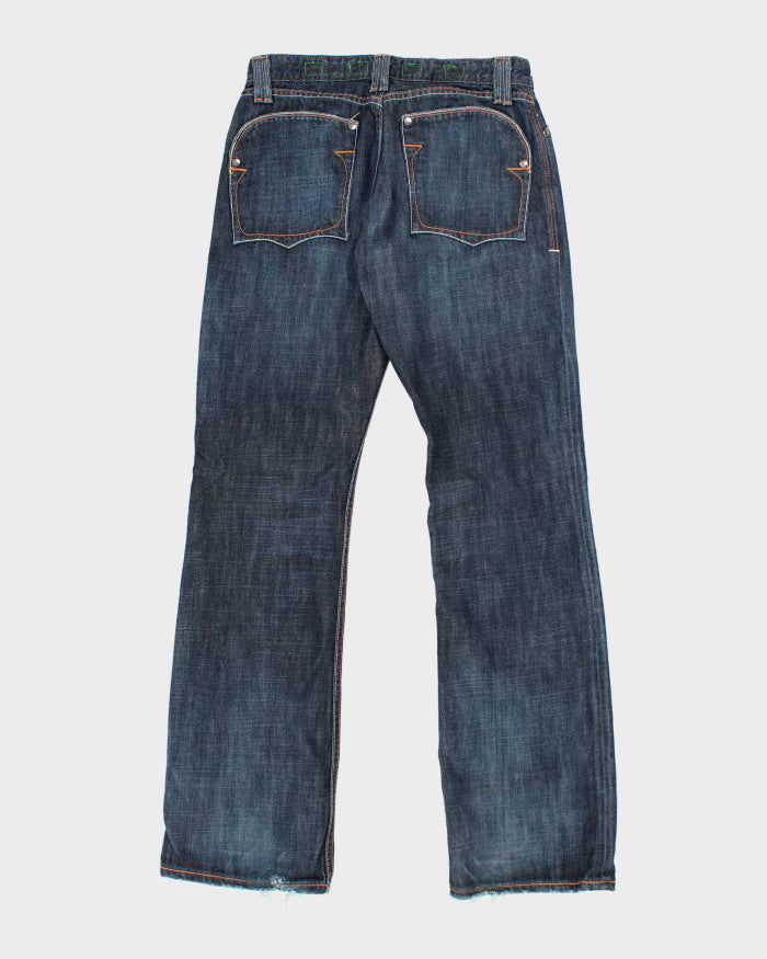 Vintage Y2K Dark Wash Relaxed Fit Jeans - W30 L33