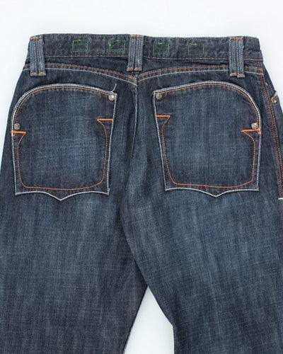 Vintage Y2K Dark Wash Relaxed Fit Jeans - W30 L33
