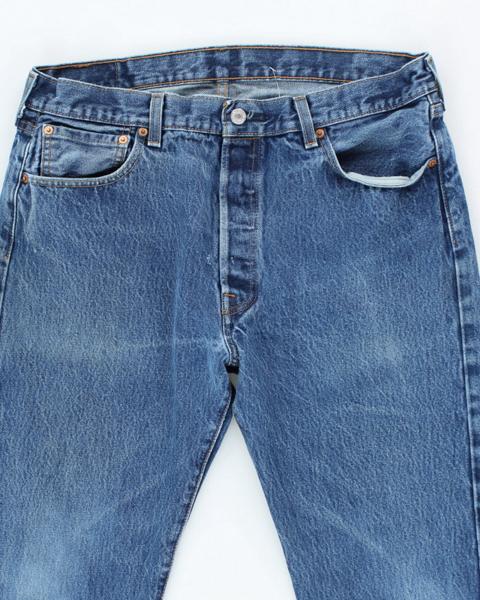 Vintage 90's Levi's 501 Dark Wash Jeans - W34 L29