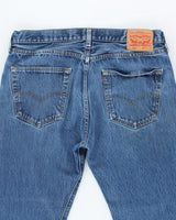 Vintage 90's Levi's 501 Dark Wash Jeans - W34 L29
