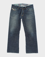 Vintage Y2K Diesel Dark Wash Straight Jeans - W33 L27