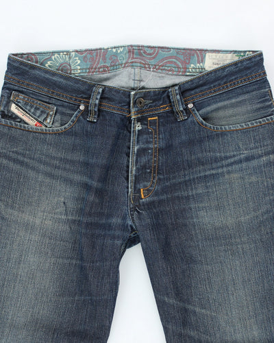 Vintage Y2K Diesel Dark Wash Straight Jeans - W33 L27