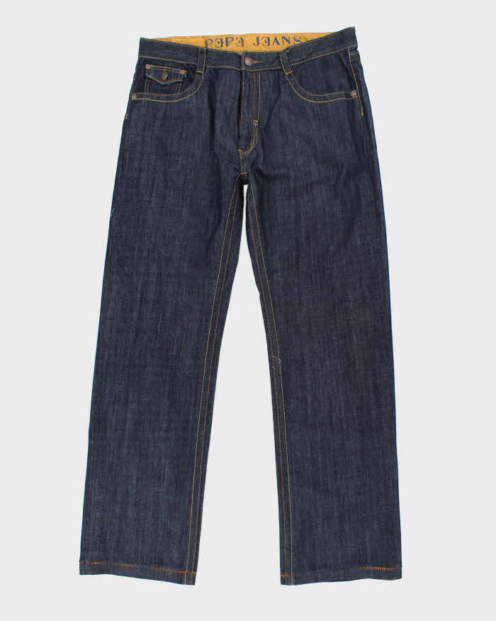 Vintage Y2K Pepe Dark Wash Denim Jeans - W36 L32