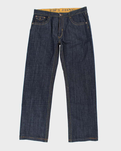 Vintage Y2K Pepe Dark Wash Denim Jeans - W36 L32
