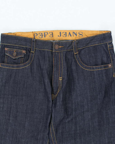 Vintage Y2K Pepe Dark Wash Denim Jeans - W36 L32