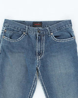 Vintage Y2K Royal Testament Gothic Style Medium Wash Jeans - W34 L28