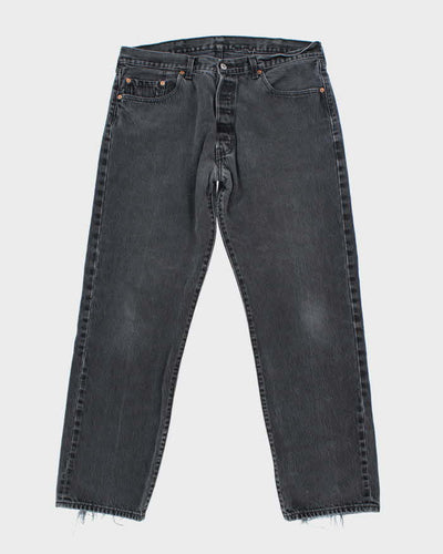 Vintage Levi's 501 Grey Stone Wash Denim Jeans - W34 L29