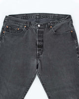 Vintage Levi's 501 Grey Stone Wash Denim Jeans - W34 L29