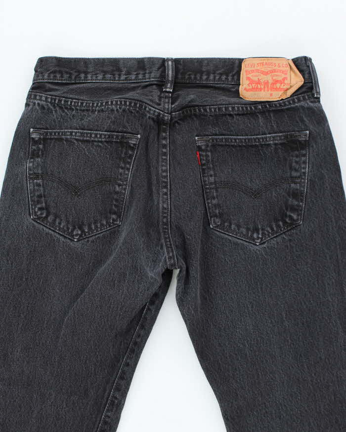 Vintage Levi's 501 Grey Stone Wash Denim Jeans - W32 L26