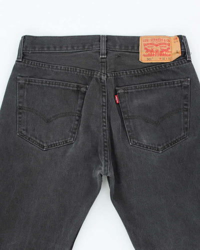 Vintage Levi's 501 Grey Stone Wash Denim Jeans - W30 L29
