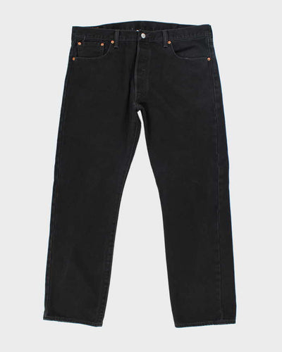Vintage Levi's 501 Black Dark Wash Denim Jeans - W36 L29