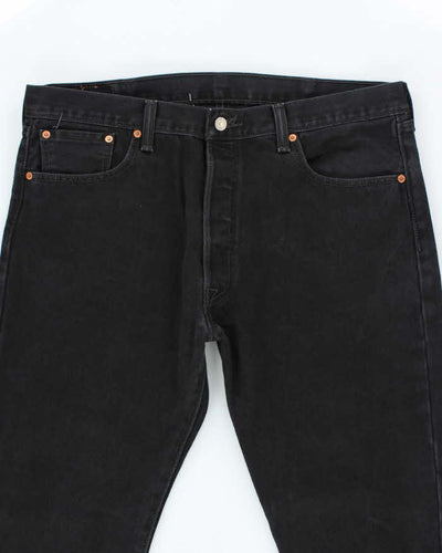 Vintage Levi's 501 Black Dark Wash Denim Jeans - W36 L29