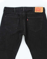 Vintage Levi's 501 Black Dark Wash Denim Jeans - W36 L29