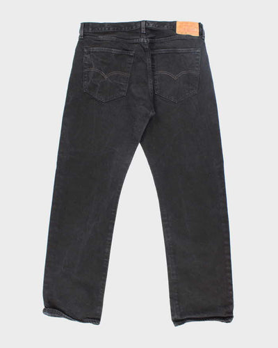 Vintage Levi's 501 Black Dark Wash Denim Jeans - W34 L30