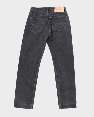 Vintage Levi's 501 Black Dark Wash Denim Jeans - W28 L30