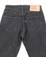 Vintage Levi's 501 Black Dark Wash Denim Jeans - W28 L30