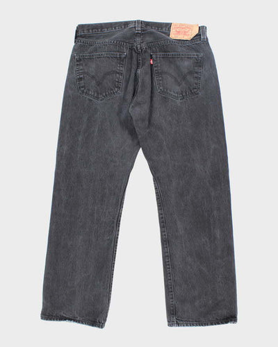 Vintage Levi's 501 Black Dark Wash Denim Jeans - W34 L29