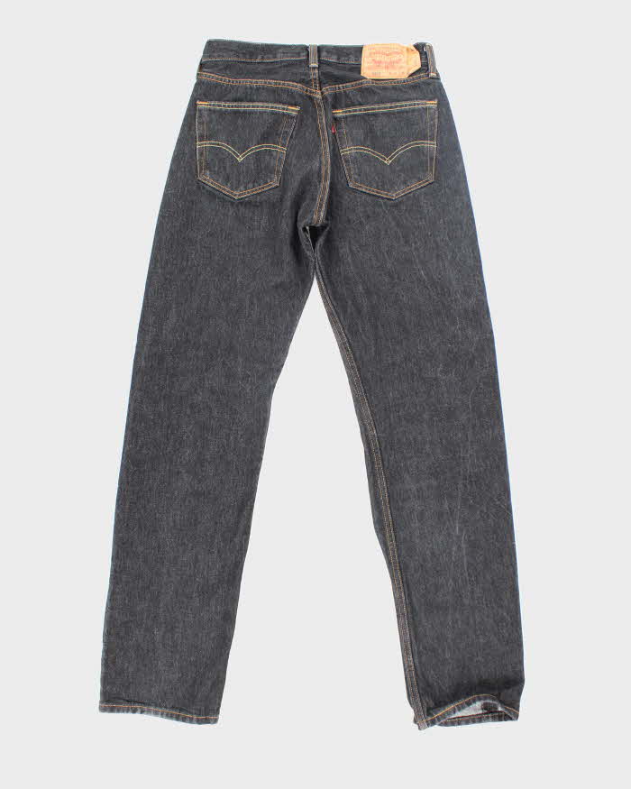 Vintage Levi's 501 Black Dark Wash Denim Jeans - W28 L31